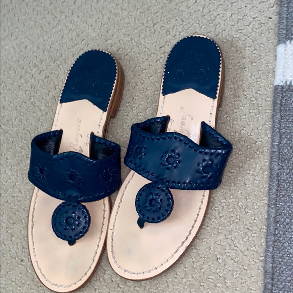 Navy Sandals